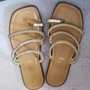 Fabio Maggenti Strappy Sandals with Sparkle